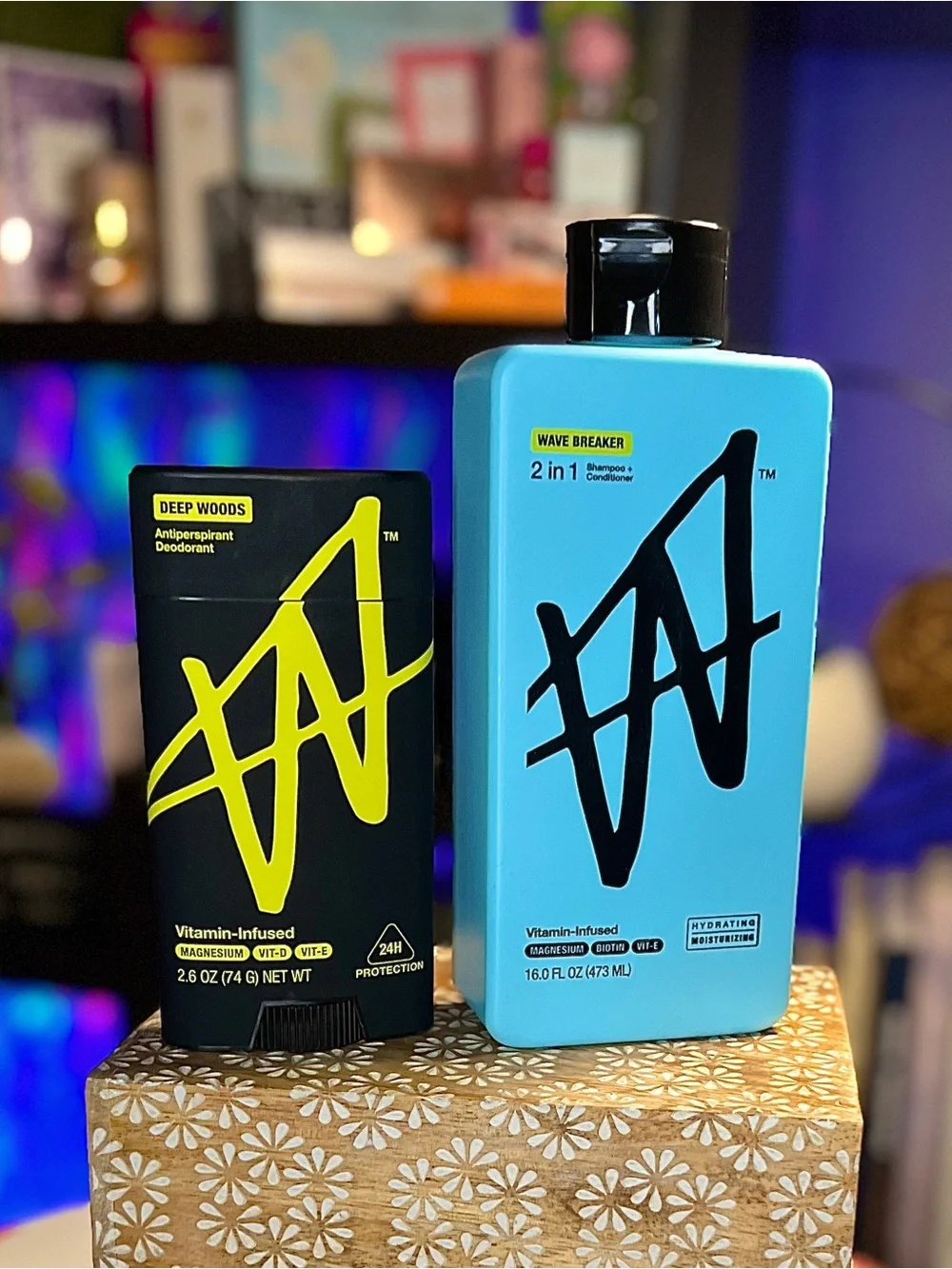 — Blue, Vitamin-Infused Hair Care